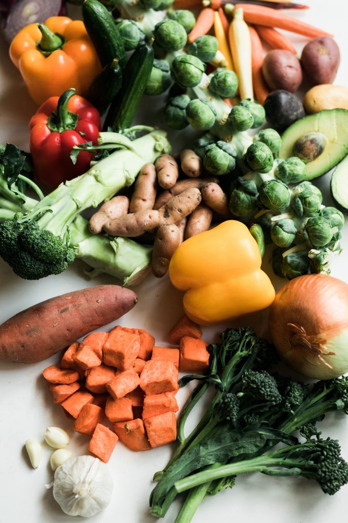 Plein de légumes frais